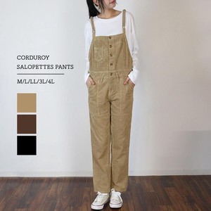 CORDUROY Overall Pants All-in-one Connection Actual Goods Limit