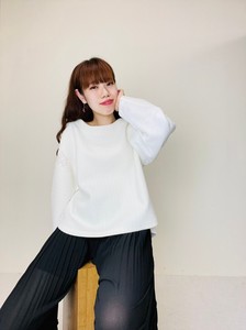 Sweater/Knitwear Patchwork Pullover