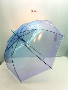 通年新作）雨傘・長傘-婦人　ビニールグラデーションジャンプ傘