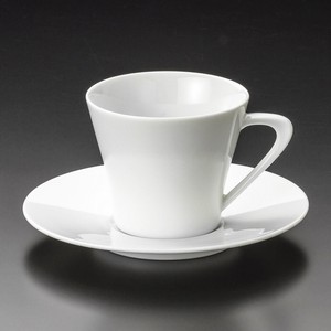 ≪メーカー取寄≫白磁ホルンコーヒー碗