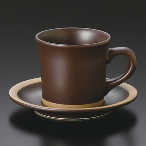 ≪メーカー取寄≫ハーベストこげ茶釉アメリカン碗