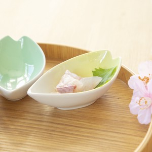 Side Dish Bowl Yellow Cherry-Blossom Viewing Spring