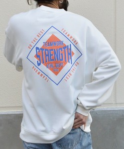 【再入荷】【新色追加】裏毛 クルーネック 長袖 スウェット STRENGTH