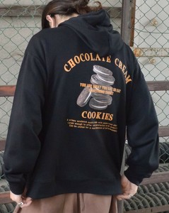 裏毛 長袖 プルパーカー クッキー