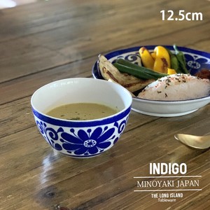 Mino ware Side Dish Bowl Indigo 12.5cm
