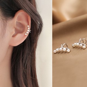 Jewelry Pearl Ear Cuff