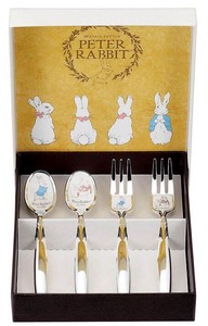 Peter Rabbit Series Spoon Fork 4 Pcs Set