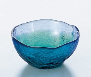 《日本製》珊瑚の海 中付【ガラス 鉢】【ハンドメイド】【割烹】【和食】