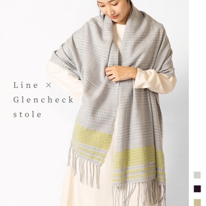 Line Checkered Stole