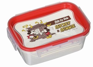 日本製 ディズニー　保存容器　長方形M　ミッキー＆ミニー　WD-9057