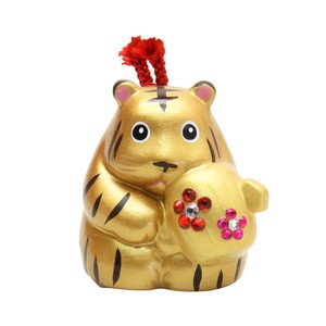 Animal Ornament Gold Tiger