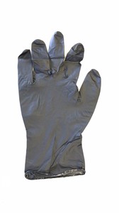Rubber/Poly Disposable Gloves Bird L 100-pcs
