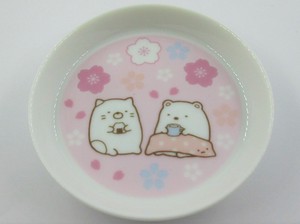 Small Plate Sumikkogurashi Cherry Blossom Pink