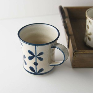 Mino ware Mug Flower Western Tableware 11cm Made in Japan
