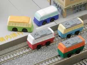IWAKO Train Eraser 60 Pcs Set