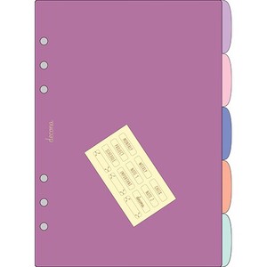 Raymay Notebook Refill Index Transparency A5 size Violet