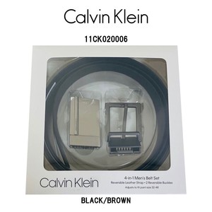 Calvin Klein(カルバンクライン)レザー ベルト セット リバーシブル スーツ ビジネス メンズ ck 11CK020006
