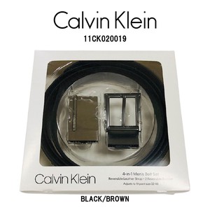 Calvin Klein(カルバンクライン)レザー ベルト セット リバーシブル スーツ ビジネス メンズ ck 11CK020019