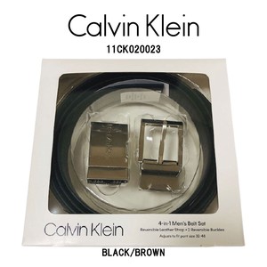 Calvin Klein(カルバンクライン)レザー ベルト セット リバーシブル スーツ ビジネス メンズ ck 11CK020023