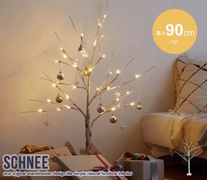 【直送可】【高さ90cm】Schnee 白樺風ツリー