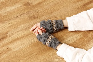 Hand Knitting Hand Warmer 1531 55