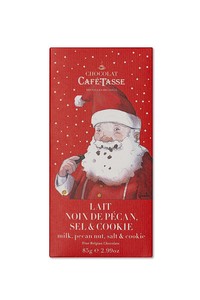 【今季完売】≪クリスマス限定≫【Cafe-Tasse】クリスマス ピーカンナッツ＆クッキーミルクチョコ（85g）