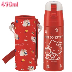 Cover Attached Lecht Stainless bottle 4 70 ml Sanrio Hello Kitty