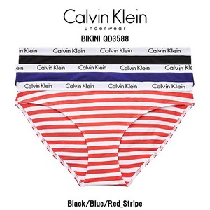 Calvin Klein(カルバンクライン)ショーツ ビキニ 3枚セット レディース インナー 下着 BIKINI 3PK QD3588