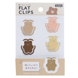 Die Cut Flat Clip 5 Pcs Set bear