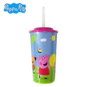 Pig 16 Ounce Straw Attached Cup