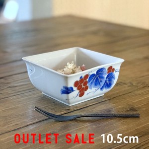 Outlet Mini Dish bowl Japanese Plates Red Drawing