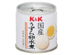 K&K 国産 うずら卵水煮 45gx6 【缶詰】