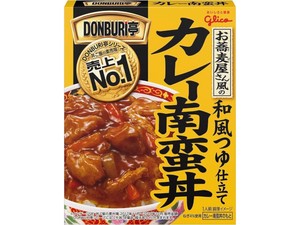 グリコ DONBURI亭 お蕎麦屋さん風のカレー南蛮丼 165g x10 【丼・レトルト】