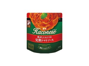 創味食品 ハコネーゼ 焦がしにんにくの完熟トマトソース 130g x12 【パスタソース】