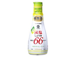 キッコーマン 新鮮 超減塩 食塩分66％カット 200ml x6 【醤油】