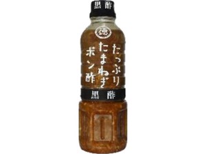 徳島産業 たっぷりたまねぎ 黒酢ポン酢 400ml x12