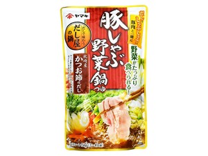ヤマキ 豚しゃぶ野菜鍋つゆ 750g x12 【つゆ・だし】