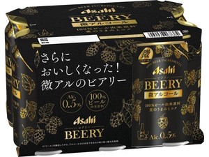 アサヒ ビアリー 6缶パック 350x6 x4 【ノンアル】