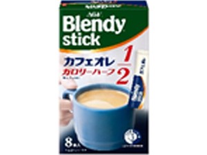 AGF ブレンディ スティック カフェオレカロハーフ 8本 x6 【コーヒー】