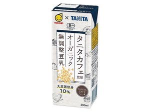マルサンアイ タニタカフェ監修 オーガニック無調整豆乳 200ml x24 【豆乳】
