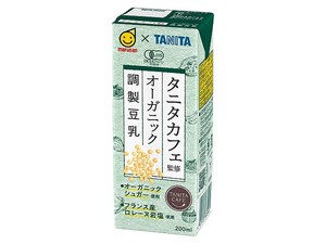 マルサンアイ タニタカフェ監修 オーガニック調整豆乳 200ml x24 【豆乳】