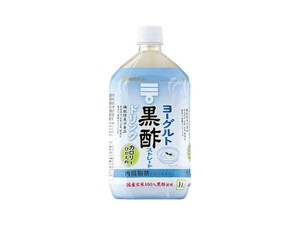 ミツカン ヨーグルト黒酢 ストレート 1L x12 【甘酒・酢】