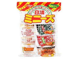 日清食品 ミニーズ カップ 東日本 41gX5個 x6 【うどん・そば】