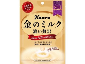 カンロ 金のミルクキャンディ 80g x6 【飴・グミ・ラムネ】
