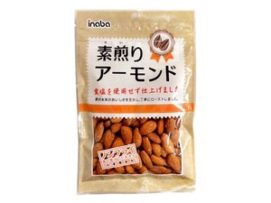 稲葉ピーナツ 素煎りアーモンド 102g x10 【豆菓子】
