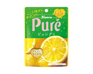 カンロ ピュレグミ レモン 56g x6 【飴・グミ・ラムネ】