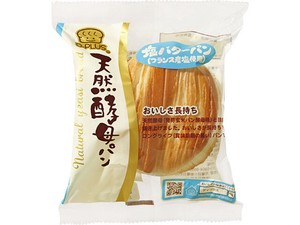 デイプラス 天然酵母パン 塩バターパン 1個 x12 【パン】