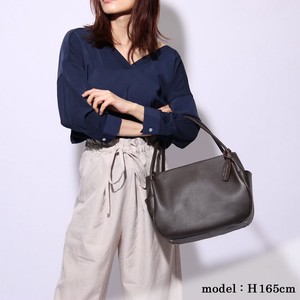 All Cow Leather Leather Zipper Top Open By Light-Weight Handbag