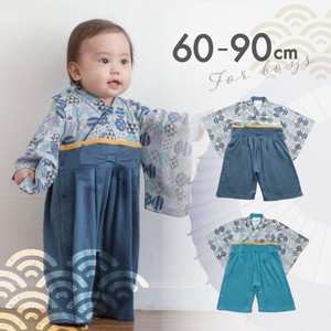 [Aenak] Baby Dress/Romper Rompers Boy Japanese Pattern Congratulation