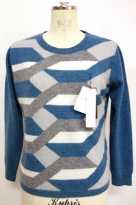 Cashmere 100% Geometric Design Sweater Mongolia Cashmere 100% Use
